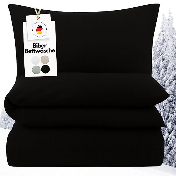 Carpe Sonno Bettwäsche Warme Biber Bettwäsche 135x200 155x220 - 100% Baumwo günstig online kaufen