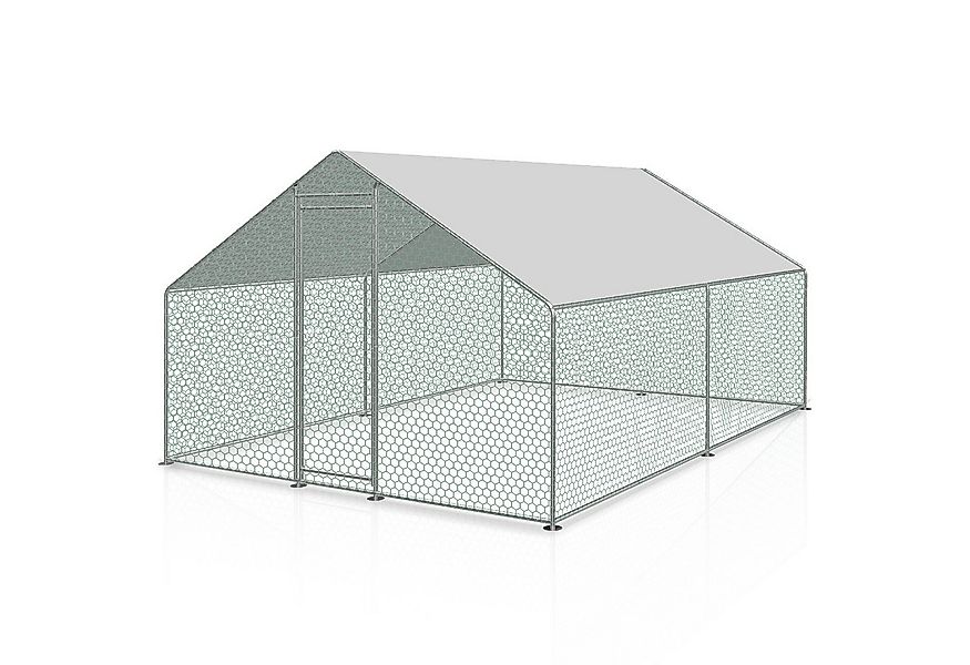 Clanmacy Hühnerstall Hühnerstall Kleintiergehege Hühnerhaus Freilauf Geflüg günstig online kaufen