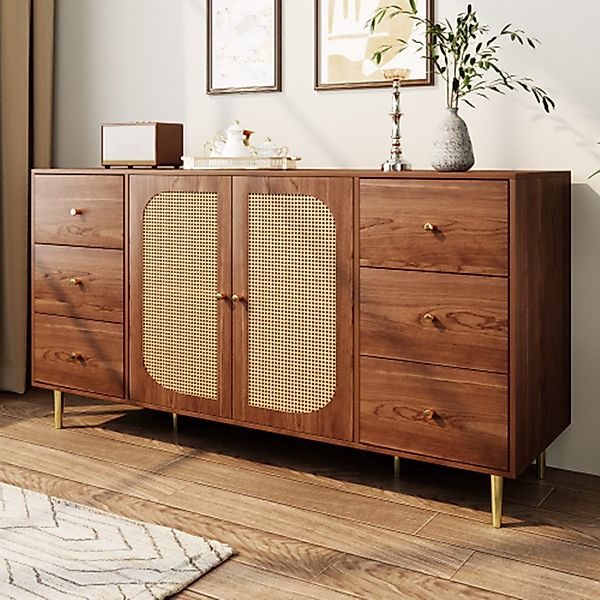 XDeer Sideboard Sideboard, Rattan-Sideboard, Aufbewahrungsschrank mit günstig online kaufen