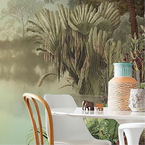 KOMAR Vlies Fototapete - Lac Tropical - Größe 400 x 270 cm mehrfarbig günstig online kaufen