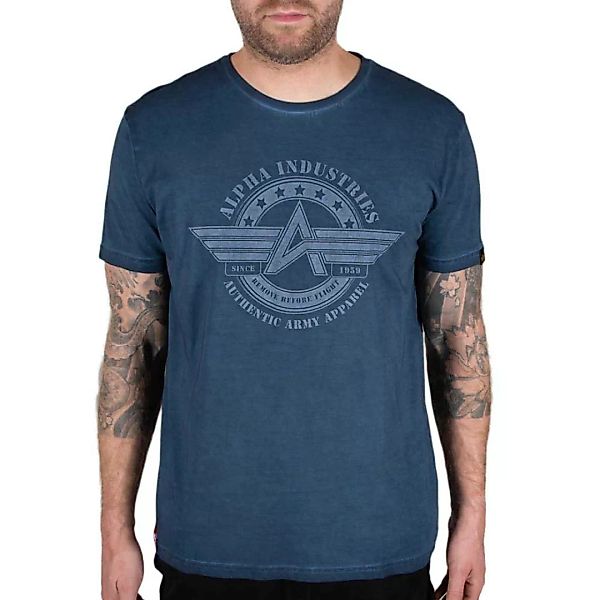 Alpha Industries Ai Olidye Kurzärmeliges T-shirt 3XL Rep.Blue günstig online kaufen