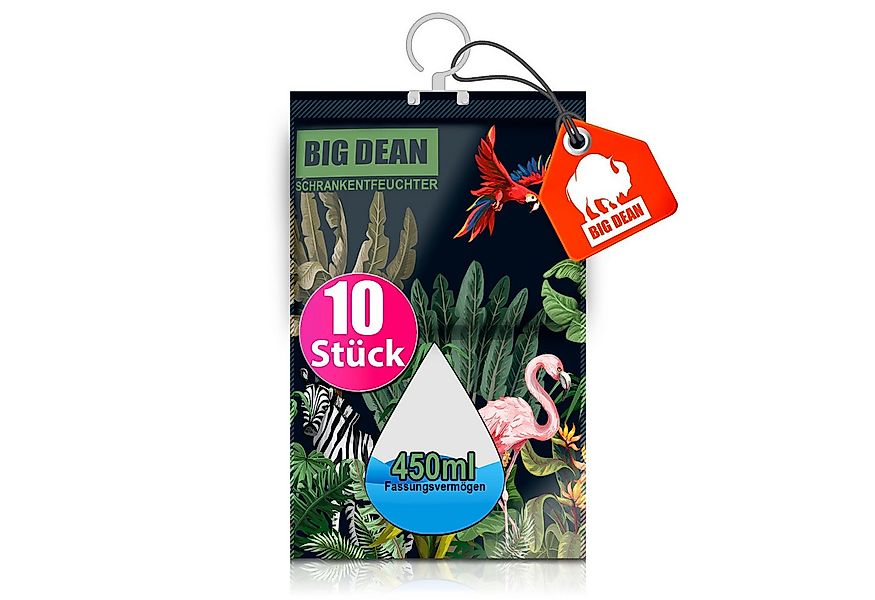 BigDean Granulat-Luftentfeuchter 10er Pack XL Luftentfeuchter Kleiderschran günstig online kaufen