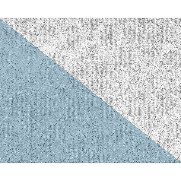 EDEM 83006BR60 Florale Vliestapete zum Überstreichen Ornament Matt Weiß 26, günstig online kaufen