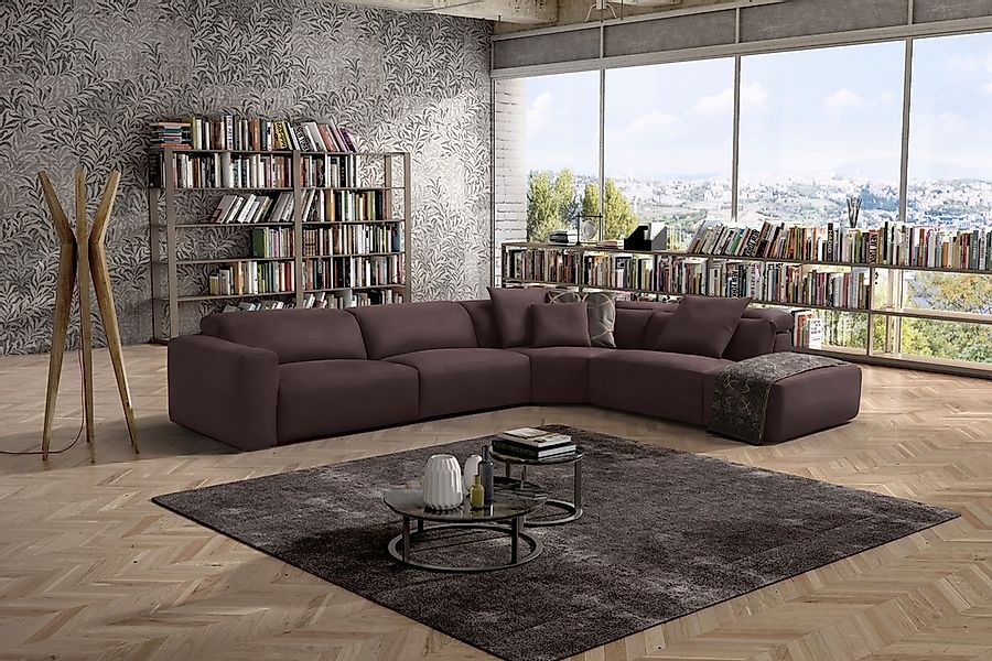 Egoitaliano Ecksofa "Beverly, extravangantes Designsofa mit erstklassigem S günstig online kaufen