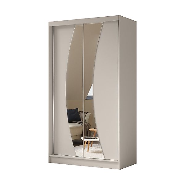 Beautysofa Kleiderschrank Vox (Schrank mi Schiebtüren, günstig online kaufen