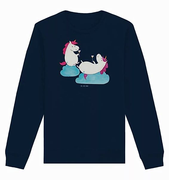 Mr. & Mrs. Panda Longpullover Größe S Einhorn Sekt - French Navy - Geschenk günstig online kaufen