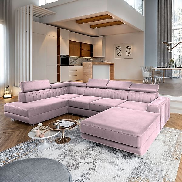 Masseno Ecksofa SIENA mit Schlaffunktion U-Form, günstig online kaufen