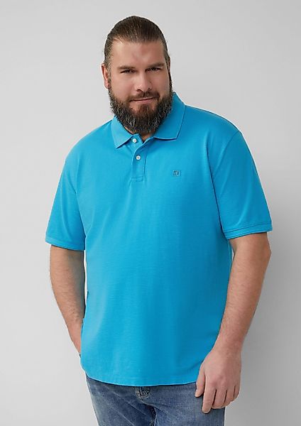 s.Oliver Kurzarmshirt Polo-Shirt Poloshirt mit kleinem günstig online kaufen