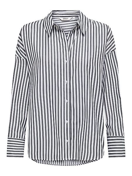 ONLY Blusenshirt Gestreiftes Längsdesign mit Knopfleiste (1-tlg) ONLOREGON günstig online kaufen