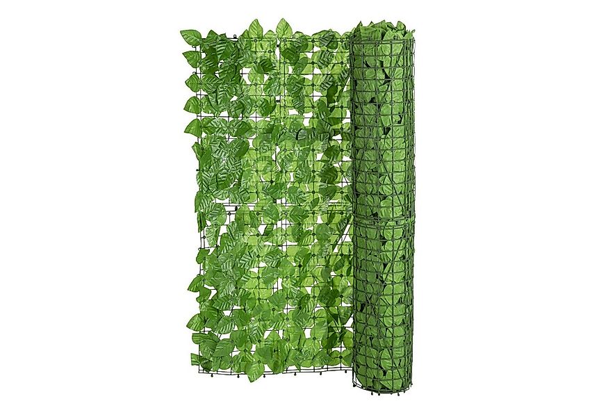 Spetebo Balkonsichtschutz Sichtschutzhecke Blätterwand - 300 x 100 cm (Pack günstig online kaufen