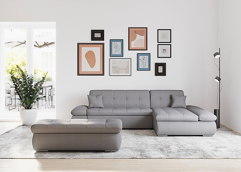 DOMO collection Ecksofa »Moric B/T/H 300/172/80 cm, auch in Cord, L-Form«, günstig online kaufen