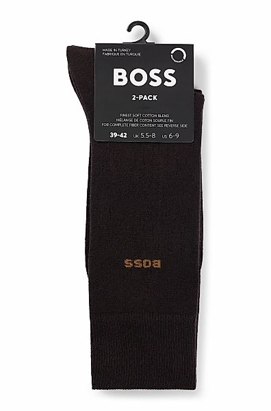 BOSS Businesssocken "2P RS Uni CC", (Packung, 2 Paar, 2er), mit Markenlogo günstig online kaufen