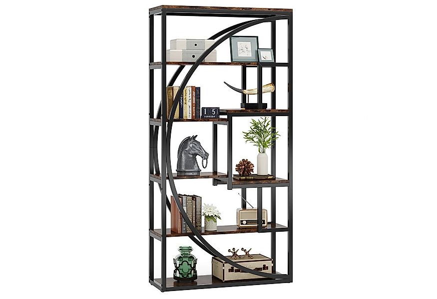 Tribesigns Regal Standregal Industrielles 5-stöckiges Bücherregal, 8 offene günstig online kaufen