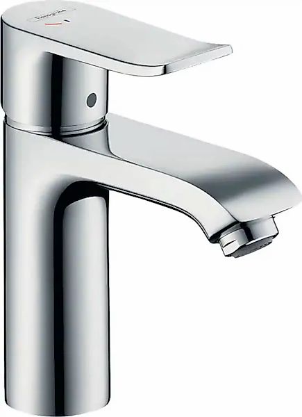 hansgrohe Waschtischarmatur »Metris«, 11cm, CoolStart mit Zugstangen-Ablauf günstig online kaufen