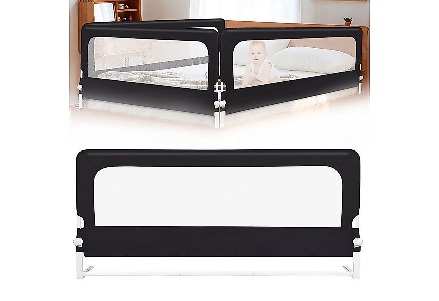 JEOBEST Bettschutzgitter Bettgitter Rausfallschutz fürs Babybett, Zusammenk günstig online kaufen