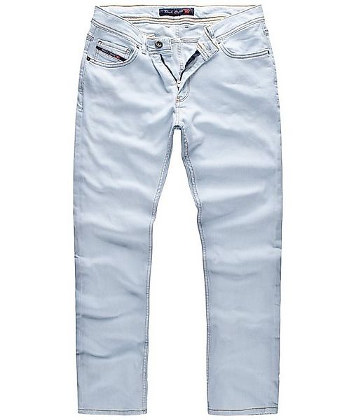 Rock Creek Regular-fit-Jeans Herren Jeans Stonewashed Hellblau RC-3106 günstig online kaufen