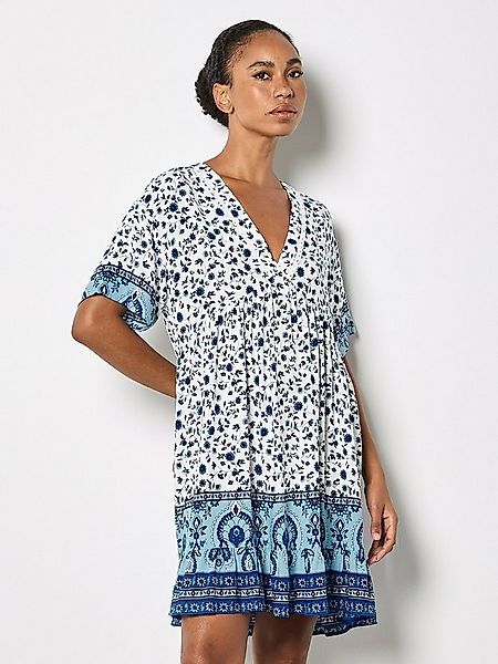 Apricot Minikleid Sarasa-Minikleid mit Blumenmuster Gemustert günstig online kaufen