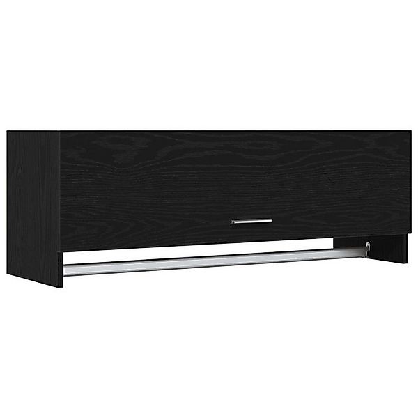 vidaXL Kleiderschrank Kleiderschrank schwarz Eiche 100 x 32,5 x 35 cm Holzw günstig online kaufen
