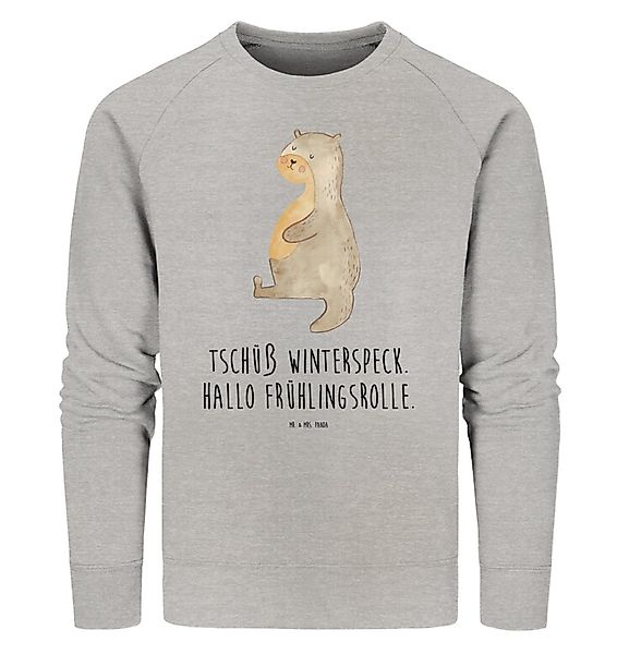 Mr. & Mrs. Panda Longpullover Otter Bauch Größe L - Heather Grey - Geschenk günstig online kaufen