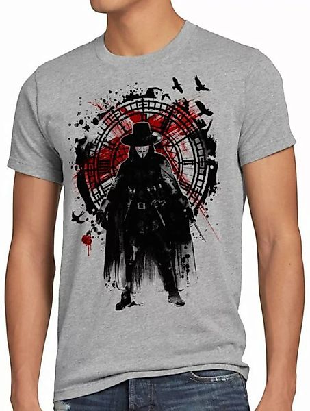 style3 Print-Shirt Herren T-Shirt Remember V Guy Fawkes London Comic günstig online kaufen