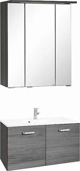 welltime Badmöbel-Set "Ravenna" 2 Stk. tlg. Breite 80 cm, Bad-Unterschrank günstig online kaufen