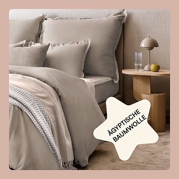 Amqua Bettwäsche Luxus Mako Satin, 100% günstig online kaufen