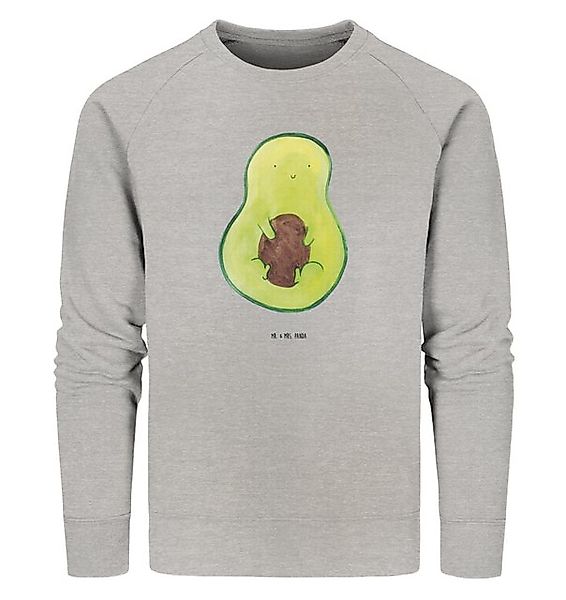 Mr. & Mrs. Panda Longpullover Avocado Kern Größe L - Heather Grey - Geschen günstig online kaufen