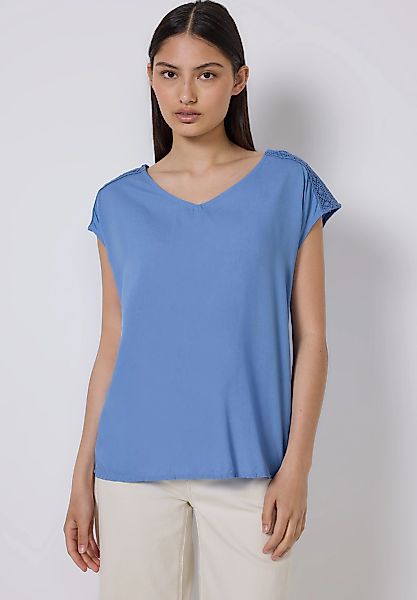 STREET ONE STUDIO Shirtbluse, mit V-Ausschnitt günstig online kaufen