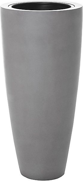 VIVANNO Pflanzkübel Fiberglas CITY Rund - Betongrau Beton-Design (1 St), 37 günstig online kaufen