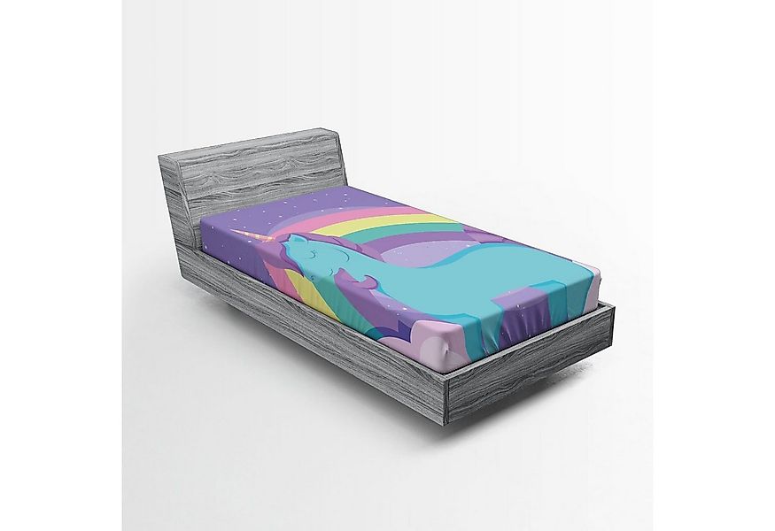 Abakuhaus Spannbettlaken Soft Dekorativer Stoff Bettwäsche Rund-um Elastisc günstig online kaufen