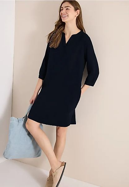 CECIL Knielanges Kleid in Musselin-Qualität günstig online kaufen
