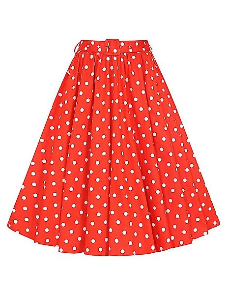 Hearts & Roses London A-Linien-Rock Paula 50er Polka Dot Rockabilly Retro V günstig online kaufen