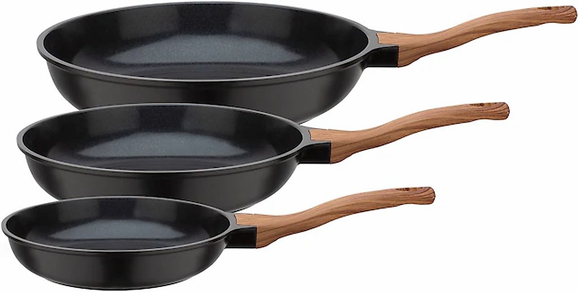 GSW Pfannen-Set »Natural Fit« Aluminiumguss Set, 1x Pfanne 20cm, 24cm, 28cm günstig online kaufen