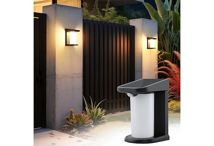 ZMH Außen-Wandleuchte 1/2ER Wandleuchte Solar für Außen mit Bewegungsmelder günstig online kaufen