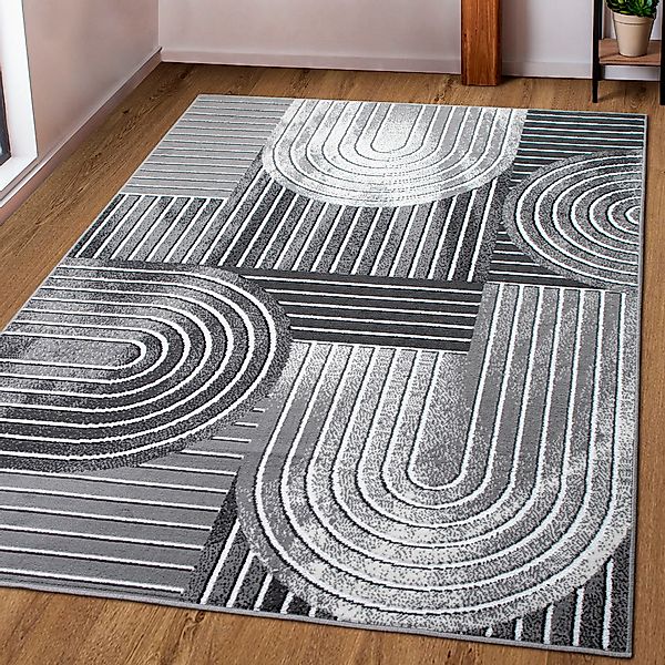 my home Teppich »Lysandra«, rechteckig, 8 mm Höhe, 3D-Effekt, softer Kurzfl günstig online kaufen