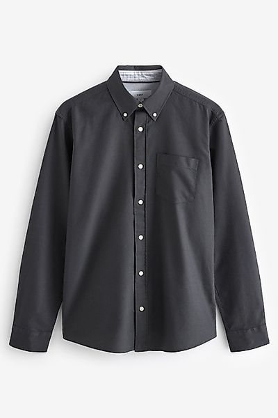 Next Langarmhemd Langärmeliges Oxfordhemd im Slim günstig online kaufen