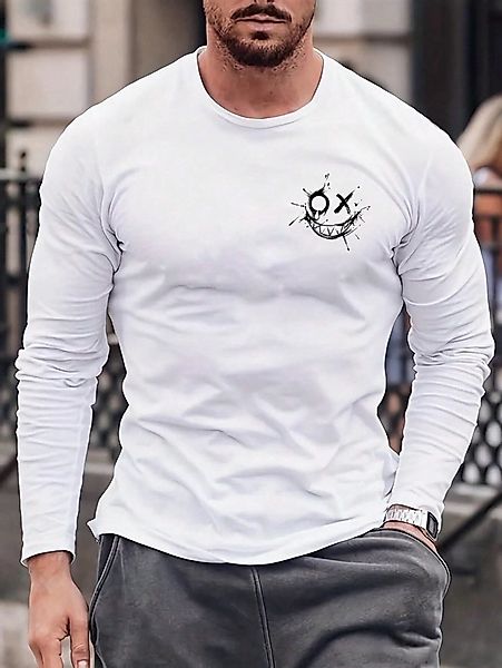 RMK Rundhalsshirt Longsleeve Herren Langarmshirt Rundhals günstig online kaufen