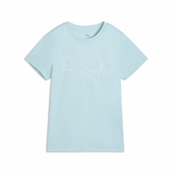 PUMA Trainingsshirt "W TAD ESSENTIAL LOGO TEE" Kurzarm, mit Rundhalsausschn günstig online kaufen