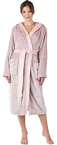 Bellivalini Bademantel Damen Bademantel lang mit günstig online kaufen