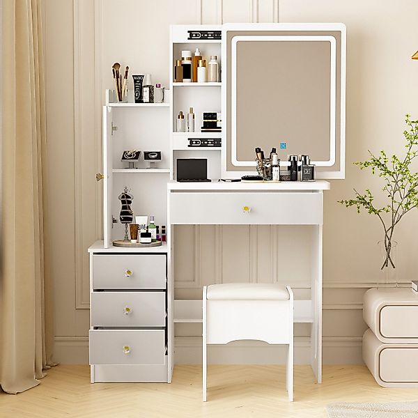 FUFU&GAGA Schminktisch Coiffeuse avec Miroir et günstig online kaufen
