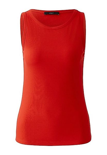 Oui Trägertop FILIZ Top elastische Viskoserippe günstig online kaufen