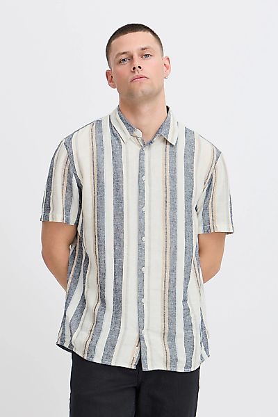 Blend Kurzarmhemd "BHBobby" Stilvolles Kurzarmhemd aus Leinenmix günstig online kaufen