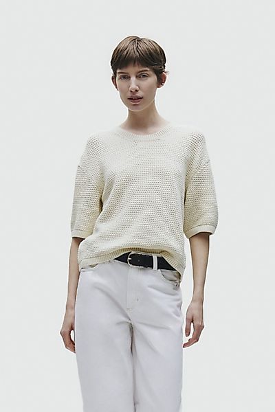 Marc O'Polo DENIM Strickpullover In Häkel-Optik günstig online kaufen