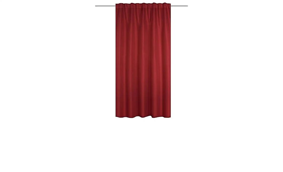 HOMEbasics Verdunklungsschal   ¦ rot ¦ Maße (cm): B: 135 H: 160 Gardinen & günstig online kaufen