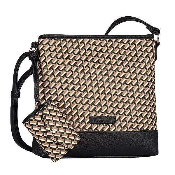 TOM TAILOR Umhängetasche "Xenia", mit raffiniert geometrischen "T" Print de günstig online kaufen