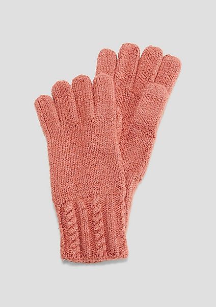 s.Oliver Strickhandschuhe Handschuhe Strickhandschuhe aus Baumwollmix günstig online kaufen