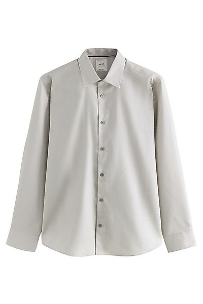 Next Langarmhemd Regular Fit Langarmhemd mit geometrischem Print (1-tlg) günstig online kaufen