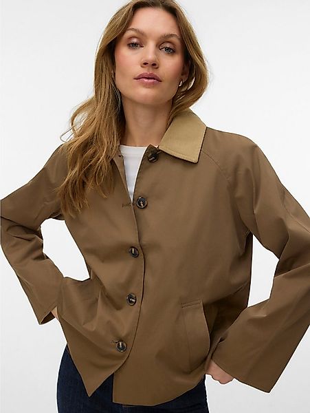 Vero Moda Langjacke VMCHELSEAFIA SHORT JACKET BOO mit Kontrastdetails günstig online kaufen