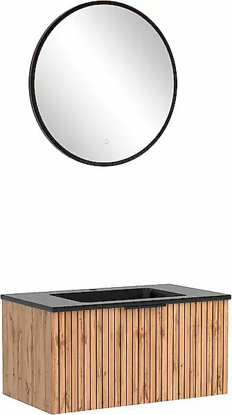 welltime Badmöbel-Set »Welltime, Carlton Waschtisch-Set, 80 oder 120 cm, ge günstig online kaufen