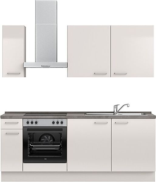 nobilia® Küchenzeile »"Flash I"« vormontiert, Ausrichtung wählbar, Breite 2 günstig online kaufen